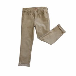 Levi’s 4 Denizen Modern Crop roll cuff khaki